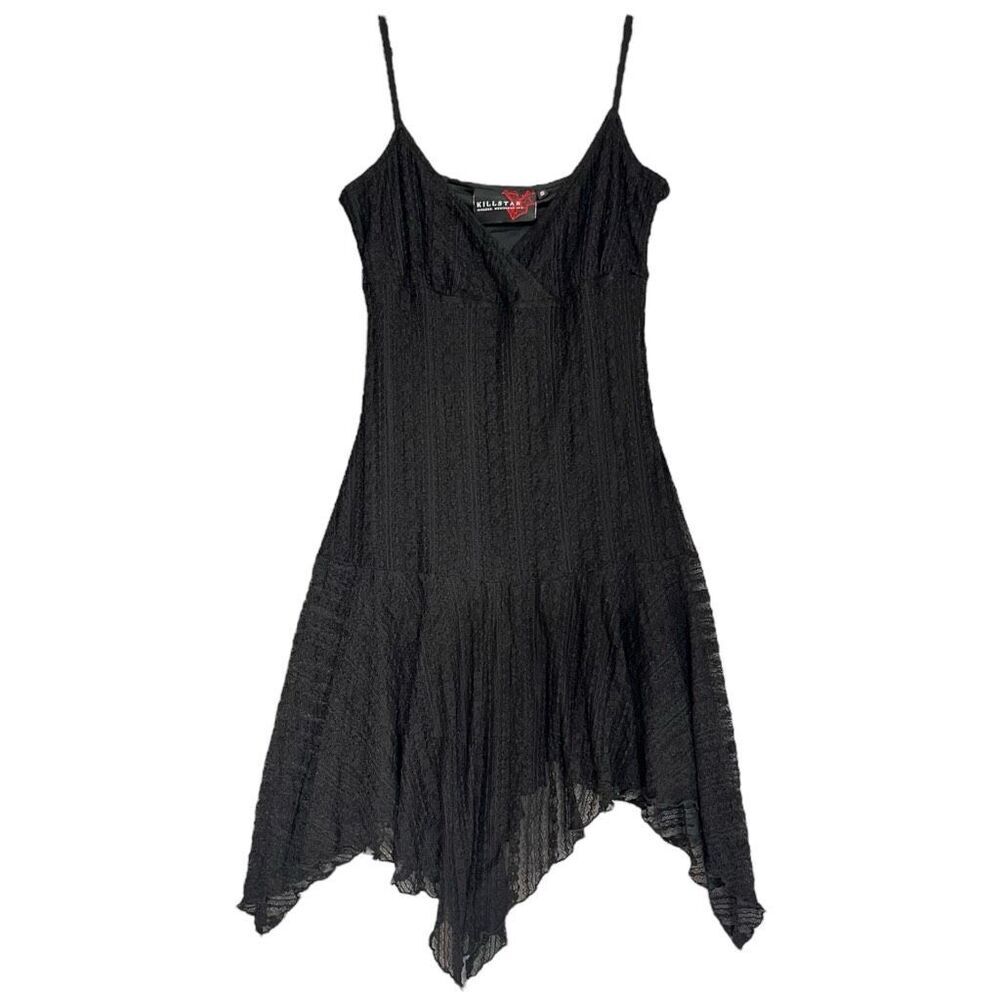 Killstar Emilia's Wrath Lace Dress Womens Small Witchy Goth Asymmetric Babydoll - Picture 1 of 10